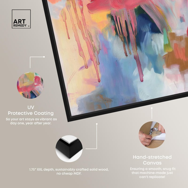 Art with Bold Colors Canvas by Art Remedy