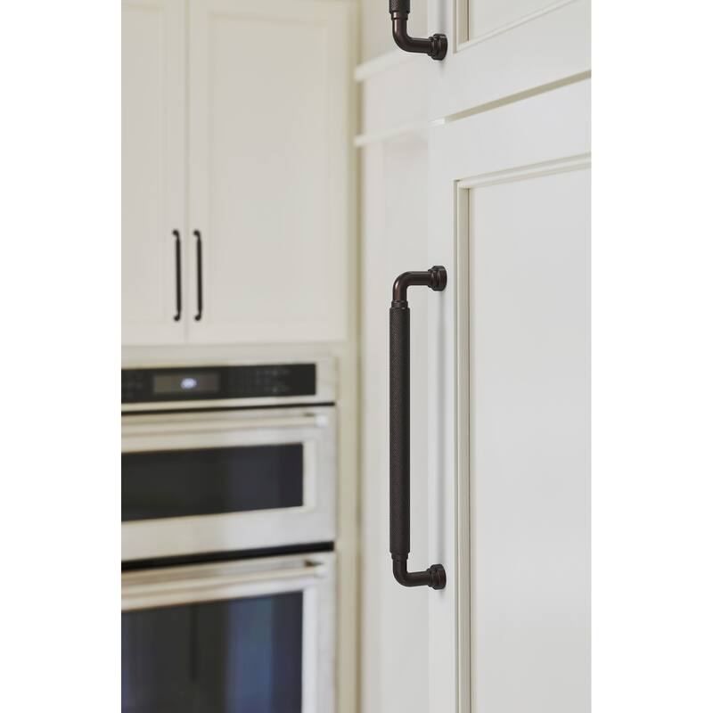 Amerock BP37685 Collet 7-9/16" Center to Center Knurled Handle Cabinet