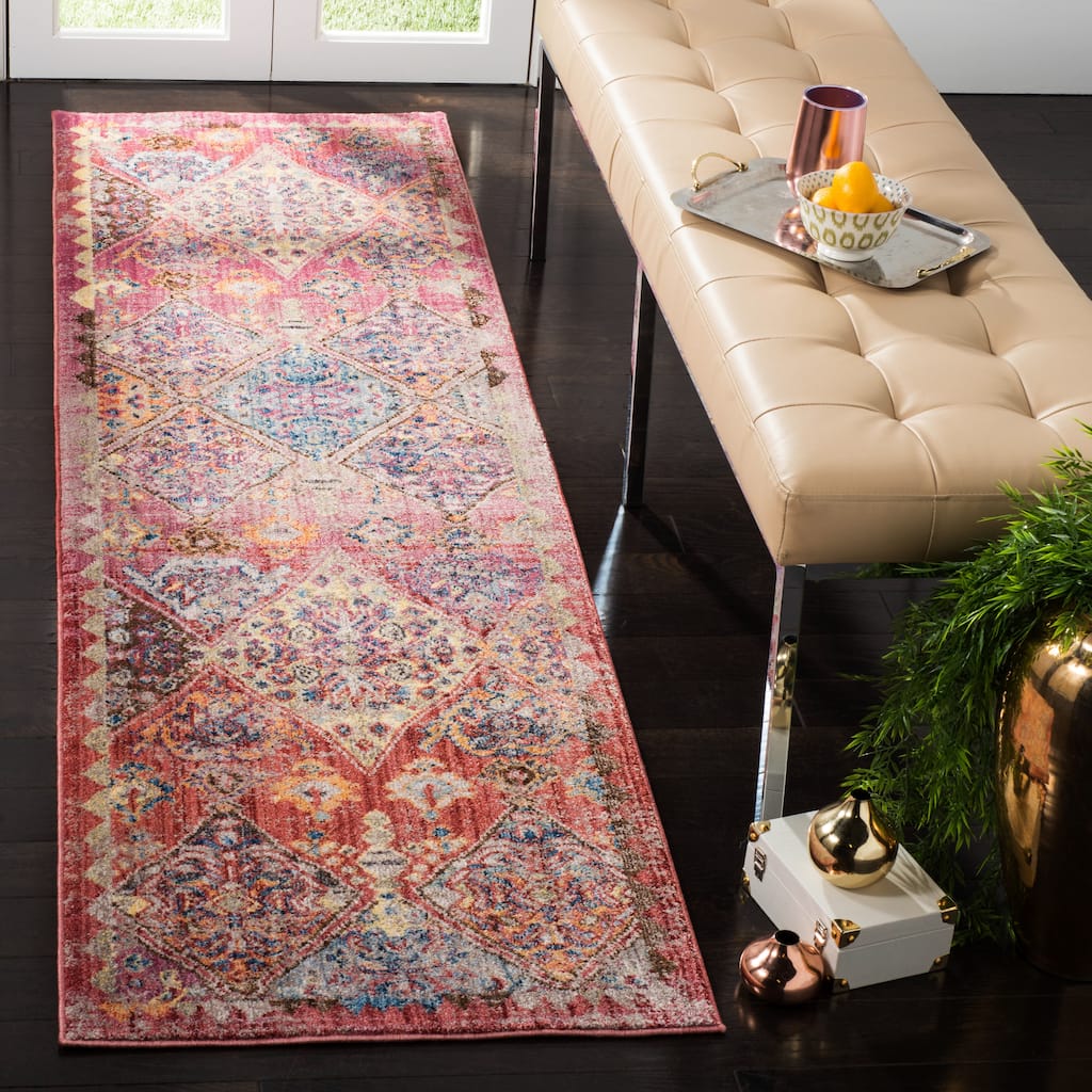 SAFAVIEH Bristol Lovorka Vintage Boho Oriental Polyester Rug