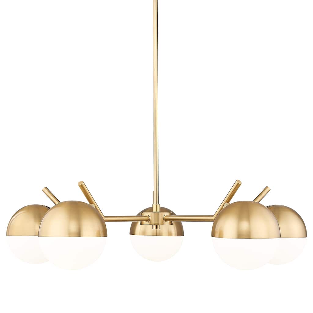 Z-Lite 7517-5 Realm Sphere 5 Light 32" Wide Chandelier