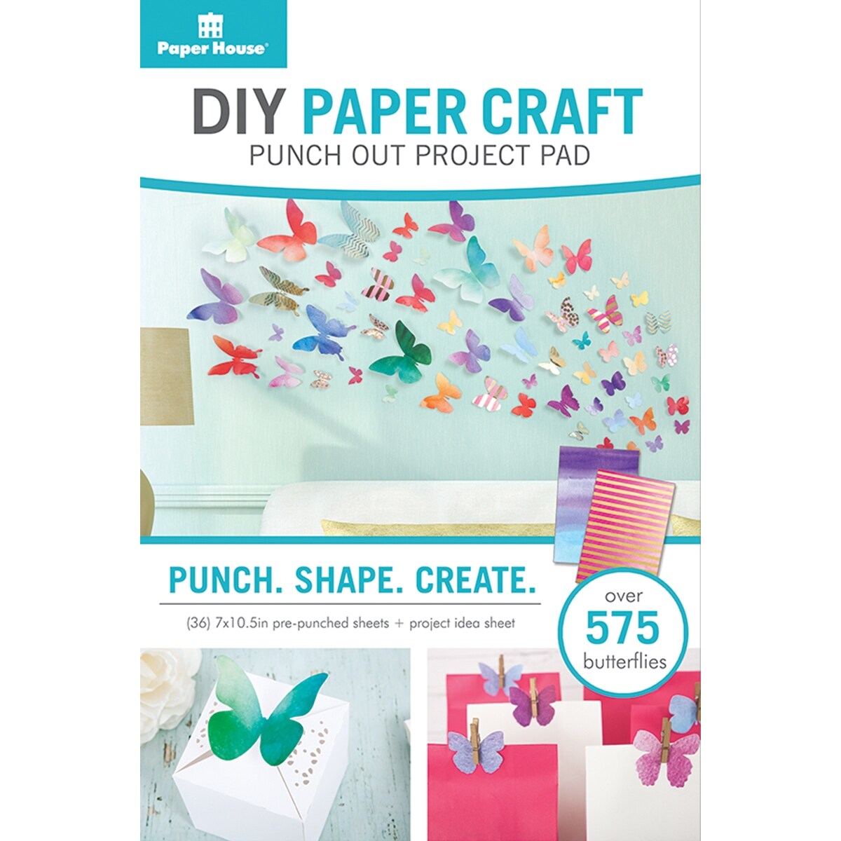 Shop Paper House Diy Paper Craft Punch Out Project Pad Butterflie