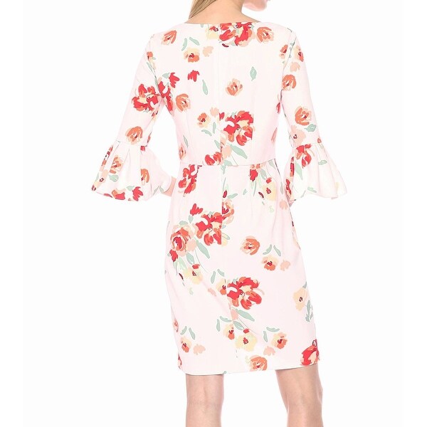 donna morgan bell sleeve dress