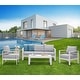 preview thumbnail 4 of 22, Royalcraft Aluminum Outdoor Sofa