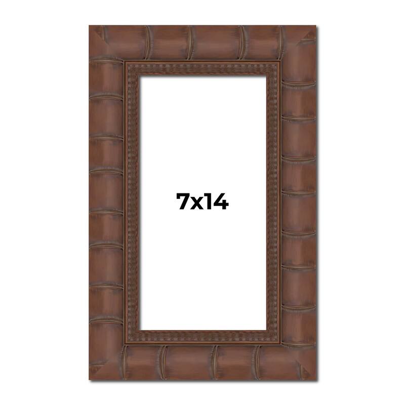 7x14 Frame Pewter Solid Wood Picture Frame Width 1.625 Inches | Interior Frame Depth 0.6875 Inches