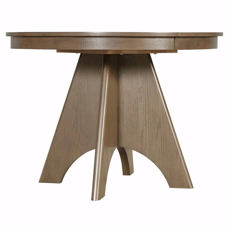 Vintage Extendable Farmhouse Dining Table - 42" to 58" Rustic Kitchen Table for 4-6