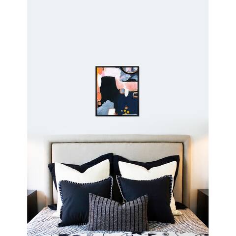 Oliver Gal 'Copper Seas' Abstract Framed Wall Art Print