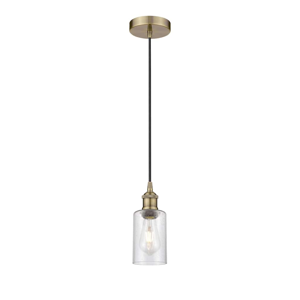 Innovations Lighting Clymer - 1 Light 4" Cord Hung Mini Pendant