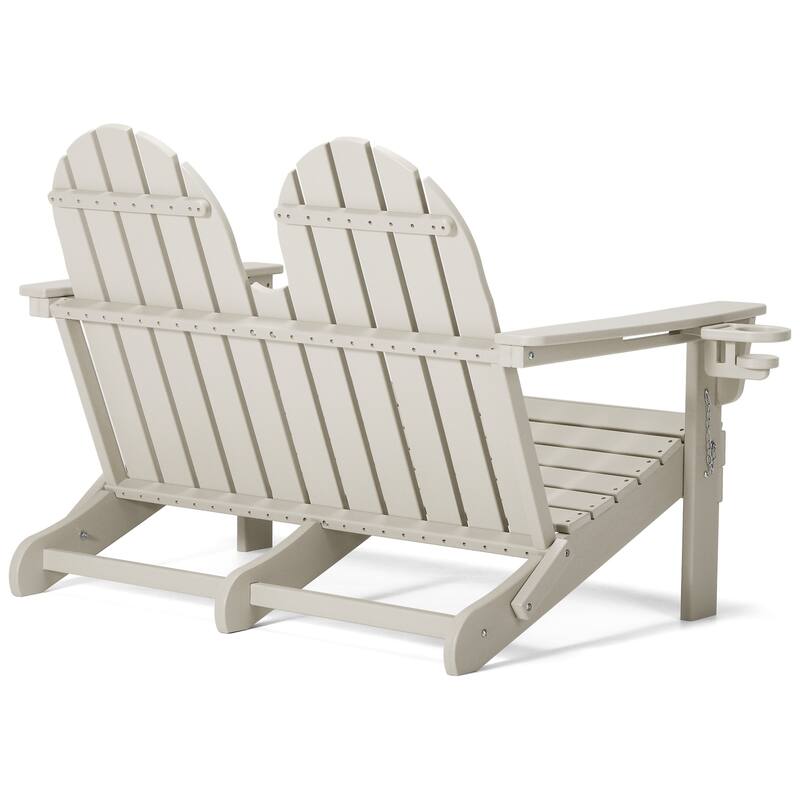 Hanniford Poly Adirondack 49 Inch Folding Bench