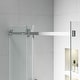 preview thumbnail 26 of 32, FELYL 48/60''W x 34''L x 76''H Frameless Sliding Corner Shower Enclosure Door