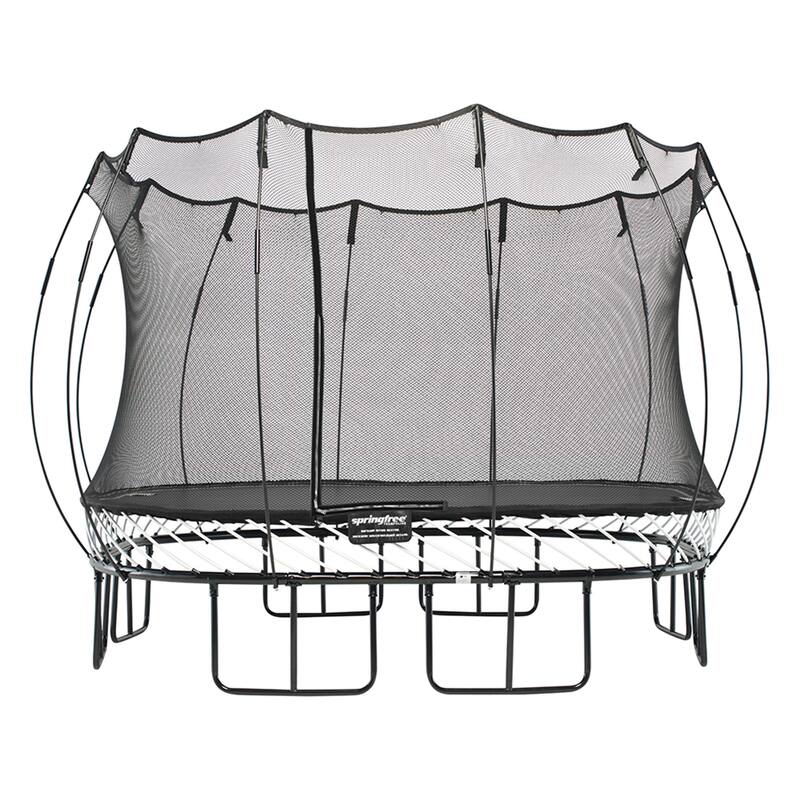 Springfree Trampoline Kids Square 11 Ft Trampoline & FlexrStep V2 Safety Ladder - 260.75