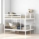 preview thumbnail 24 of 30, Full Over Full Bunk Bed with Convertible Design, Wooden Frame with Guardrails, No Box Spring Required,Guest Room Furniture