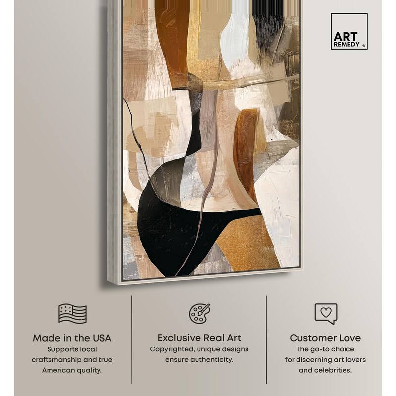 Tactile Depth I Canvas by Art Remedy