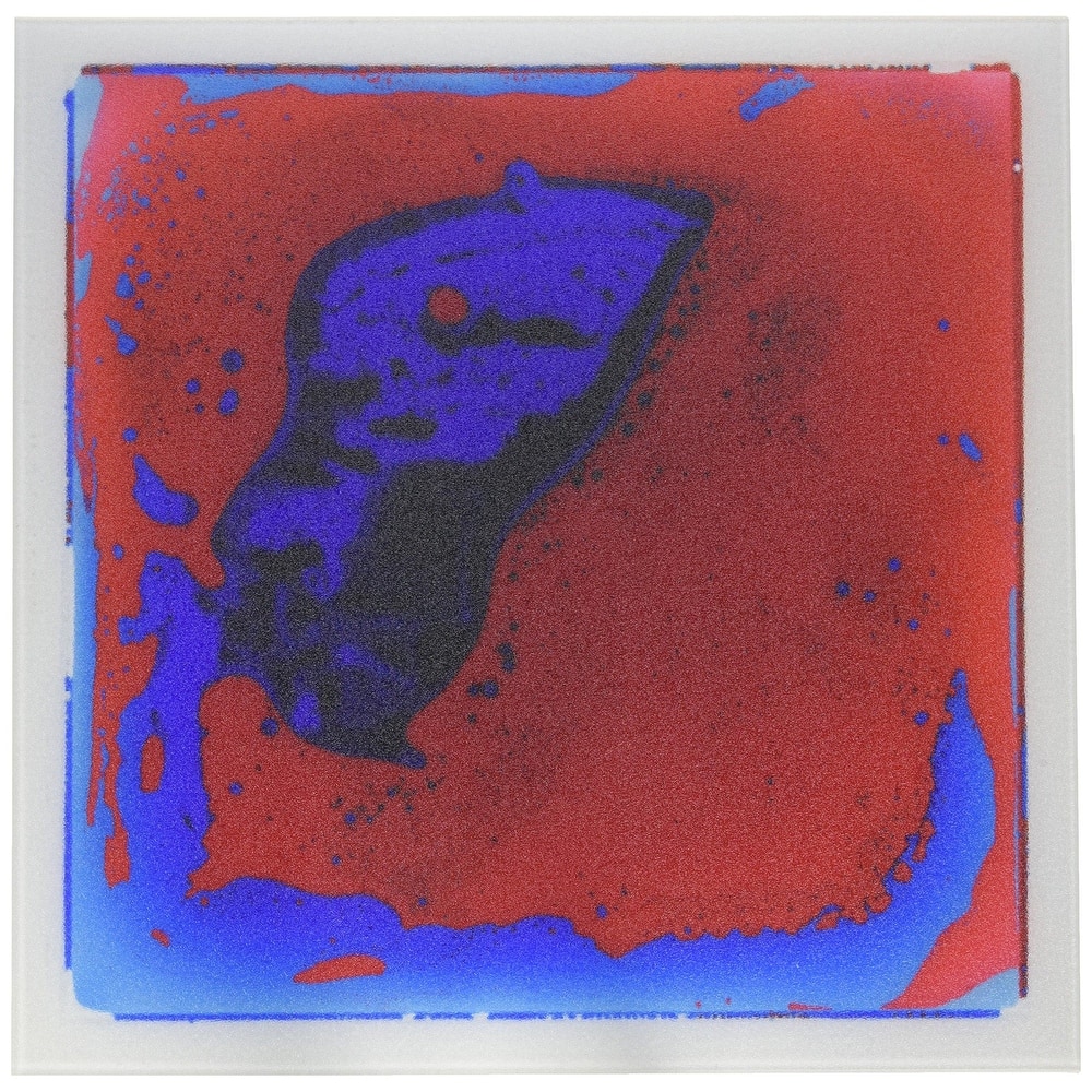 Art3d 1-Pack Liquid Dance Floor Colorful Home Decor Tile, 12" x 12"