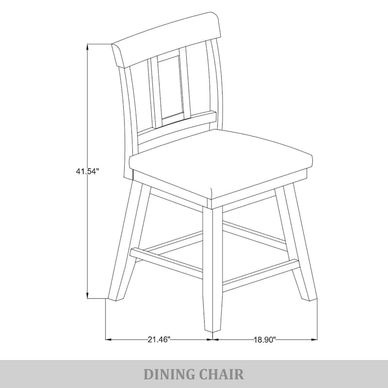 CraftPorch Luxury Swivel Counter Chair
