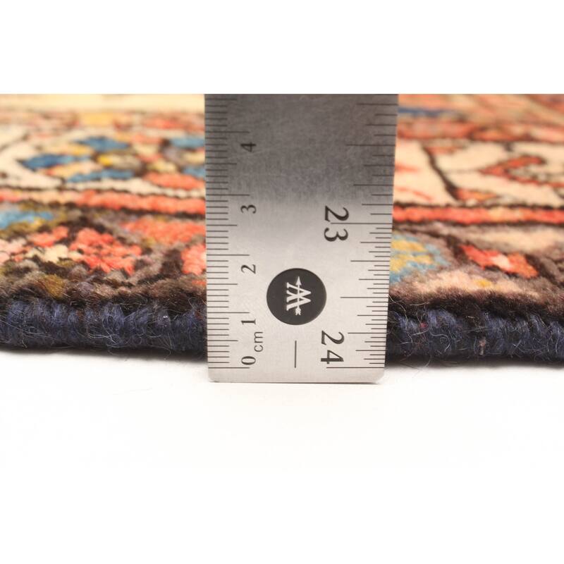 ECARPETGALLERY Hand-knotted Anadol Dark Navy Wool Rug - 3'6 x 7'0