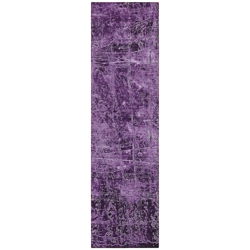 Almisi Artistic Abstract Weather Resistant Blended Style Outdoor Rug