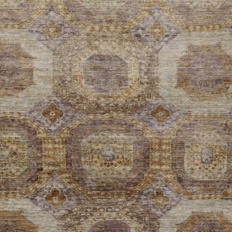 HomeRoots Medallion Transitional Rectangle Outdoor Rug