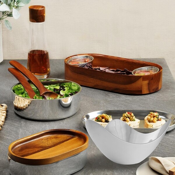 Nambe Wave Bowl - Bed Bath & Beyond - 38319882