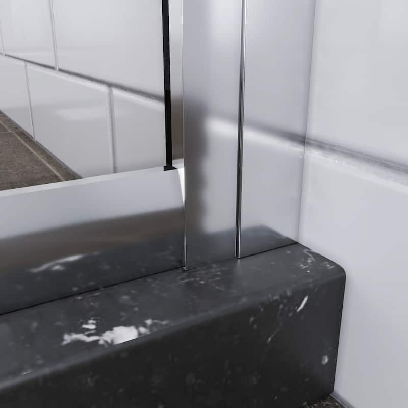 Elegant Corner Entry Enclosure With Sliding Shower Doors 36'' W x 36'' L x 72'' H
