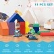 preview thumbnail 9 of 9, 11-Piece Baby Soft Foam Playset with Climb and Crawl Activity Block