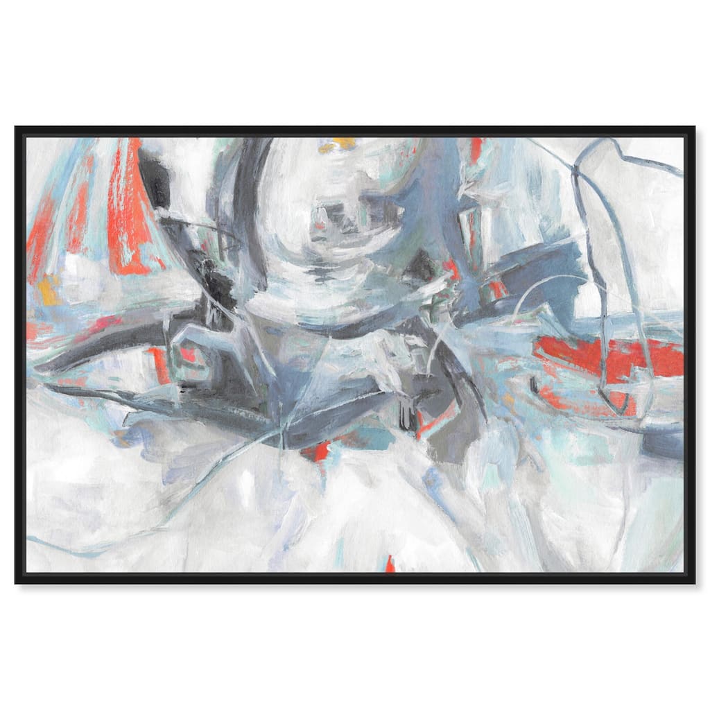 Grey Touches Canvas by Art Remedy