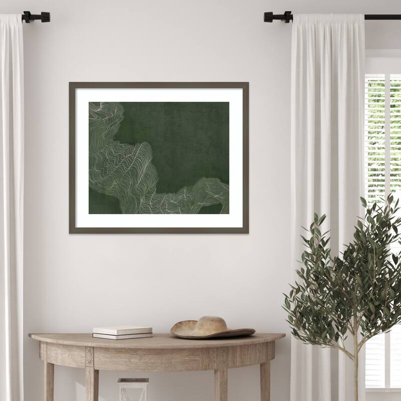 Mosslight by PI Studio Wood Framed Wall Art Print