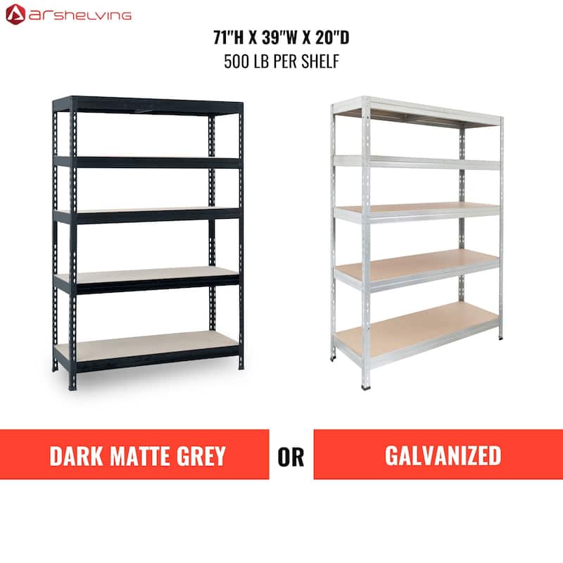 AR Shelving BIG Utility Shelving 39"W x 20"D 2,500 Lb - 71"Hx39"Wx20"D