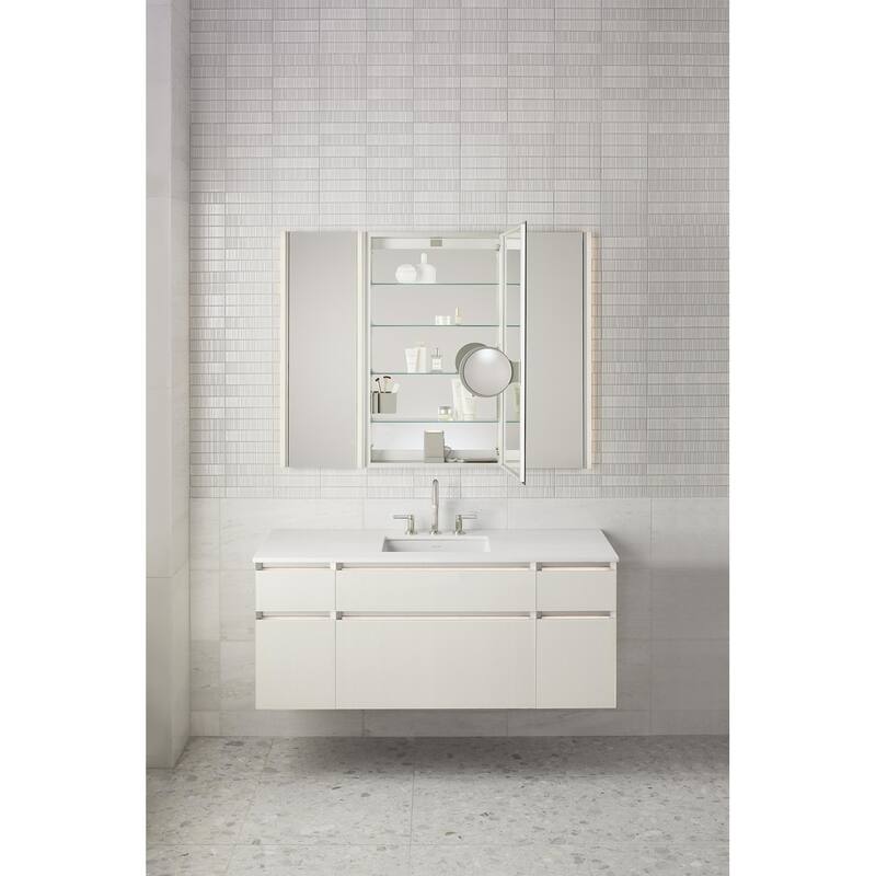 Robern PL Portray 15-1/4" x 36" Beveled Frameless Single Door Medicine