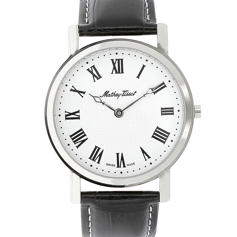 Mathey Tissot Men's City White Dial Watch - H611252ABR - One Size