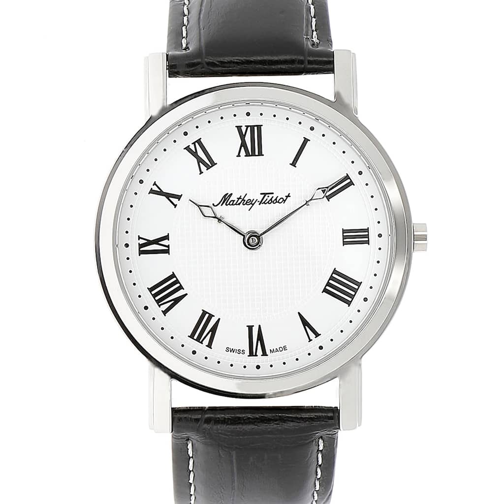 Mathey Tissot Men's City White Dial Watch - H611252ABR - One Size