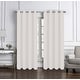 preview thumbnail 3 of 9, Cindy Textured Window Curtain 54" x 105" - White