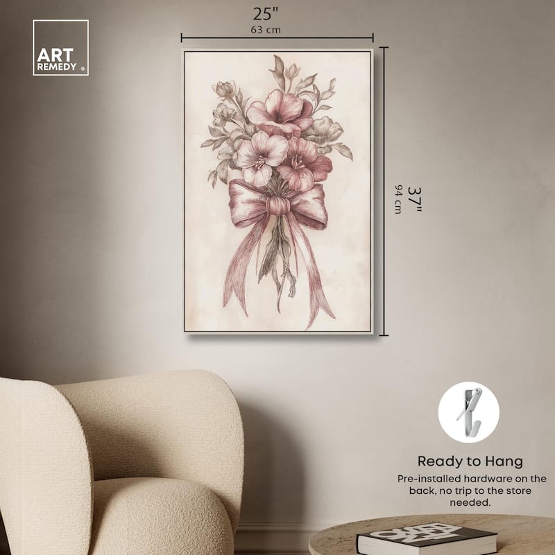 Tied with Tenderness II Canvas by Art Remedy