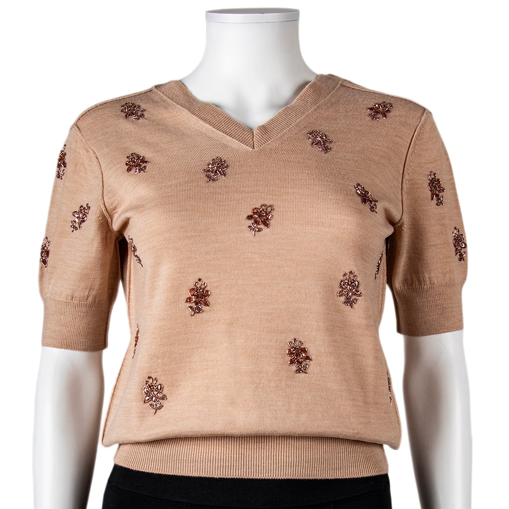 Fendi Wool Sweater with Embroideries