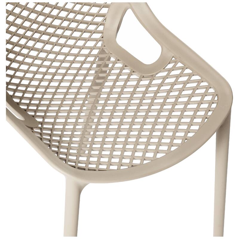 Frond and Form Outdoor Stacking Dining Side Chair (Set of 2)