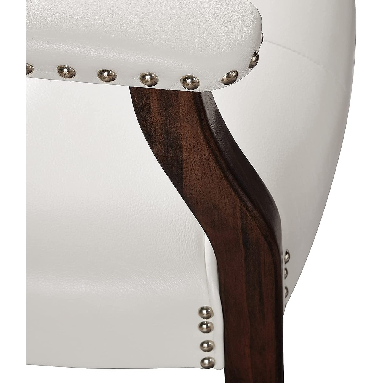 Solid Wood Frame Dining Chairs with Casters for Poker Tables-image