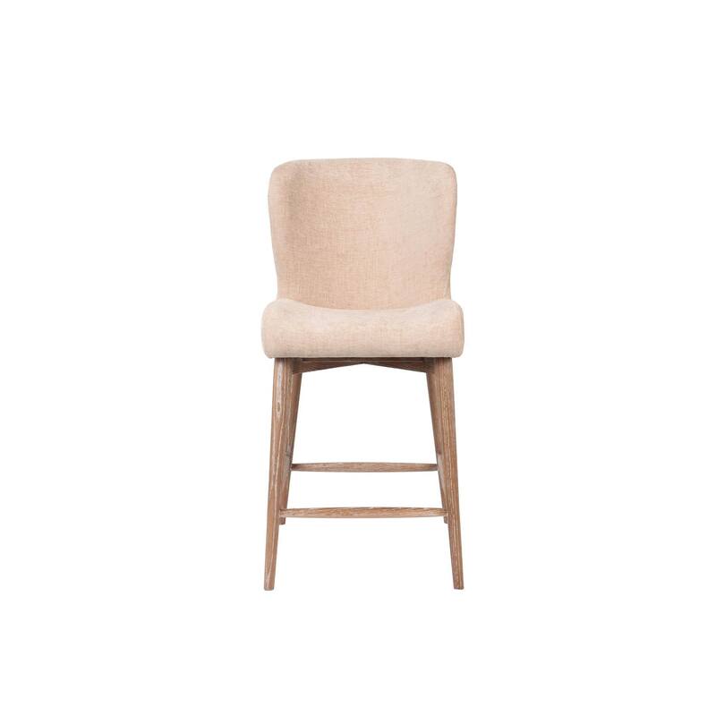 Notting Hi 27" Counter Stool, Champagne Chenille