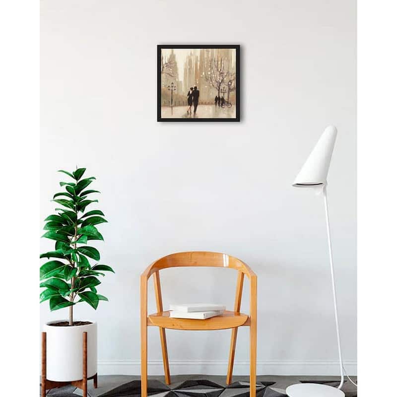 An Evening Out Framed Poster - 18 x 18 Inch - Black