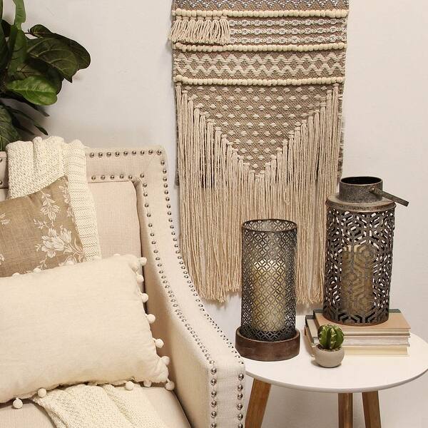 Shop Stratton Home Decor Handcrafted Laser Cut Distressed Lantern