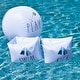 preview thumbnail 2 of 3, Rae Dunn: Swim Kick Play Water Wings & 12" Beach Ball -CocoNut Float, Water Inflatable & Durable Swim Aids, Kids Age 3+ - Multi