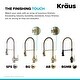 preview thumbnail 110 of 176, Kraus Britt Commercial 3-Function 1-Handle Pulldown Kitchen Faucet