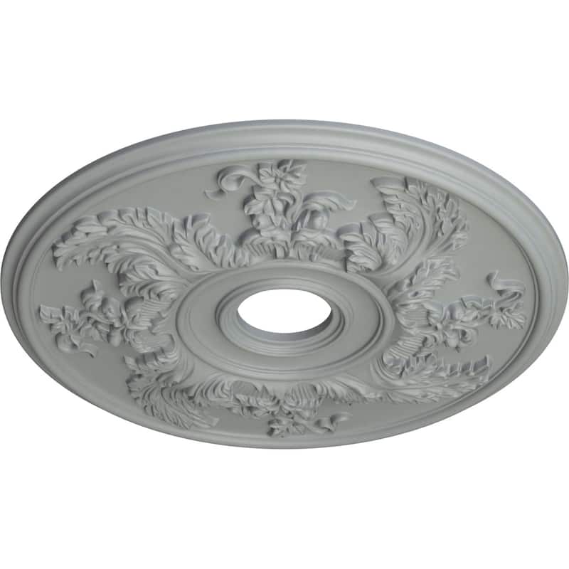 23 5/8"OD x 4 5/8"ID x 1 7/8"P Acanthus Twist Ceiling Medallion