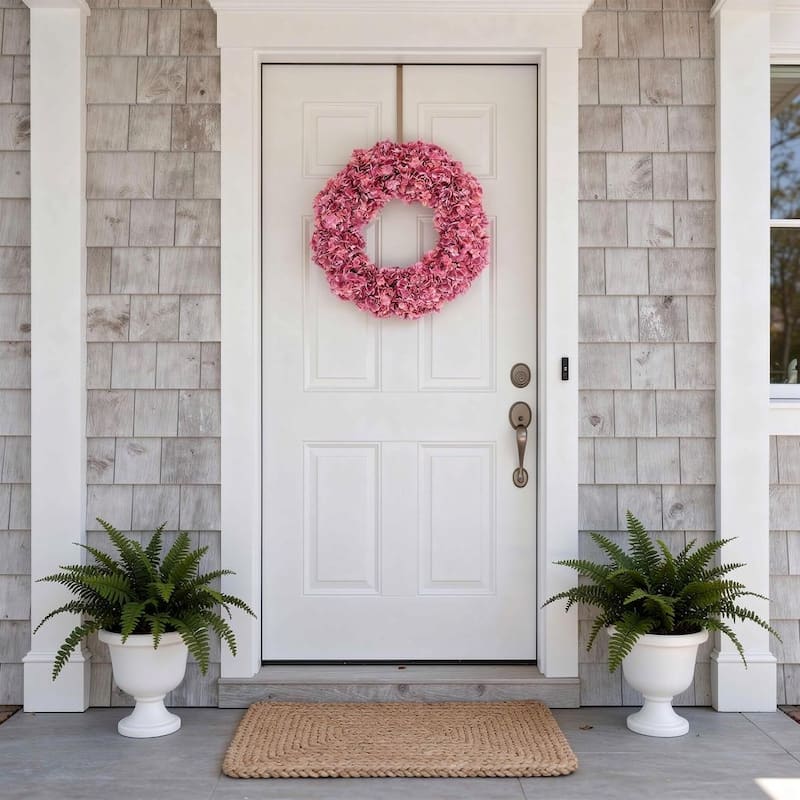 24" Real Touch Hydrangea Wreath