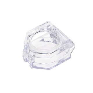 Black 22mm clear plastic push button switch guard protector DS