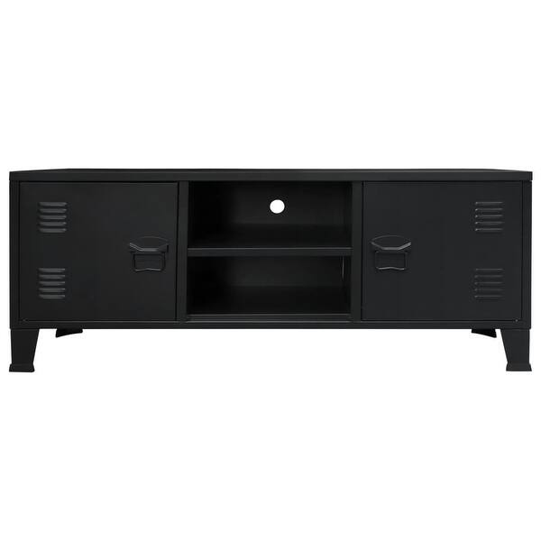 Shop Vidaxl Tv Cabinet Metal Industrial Style 47 2 X13 8 X18 9