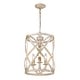 preview thumbnail 11 of 9, Golden Lighting Alcott 3 Light 13" Wide Taper Candle Pendant