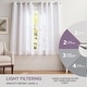 preview thumbnail 20 of 55, EXCLUSIVE HOME Loha Linen Grommet Top Curtain Panel Pair