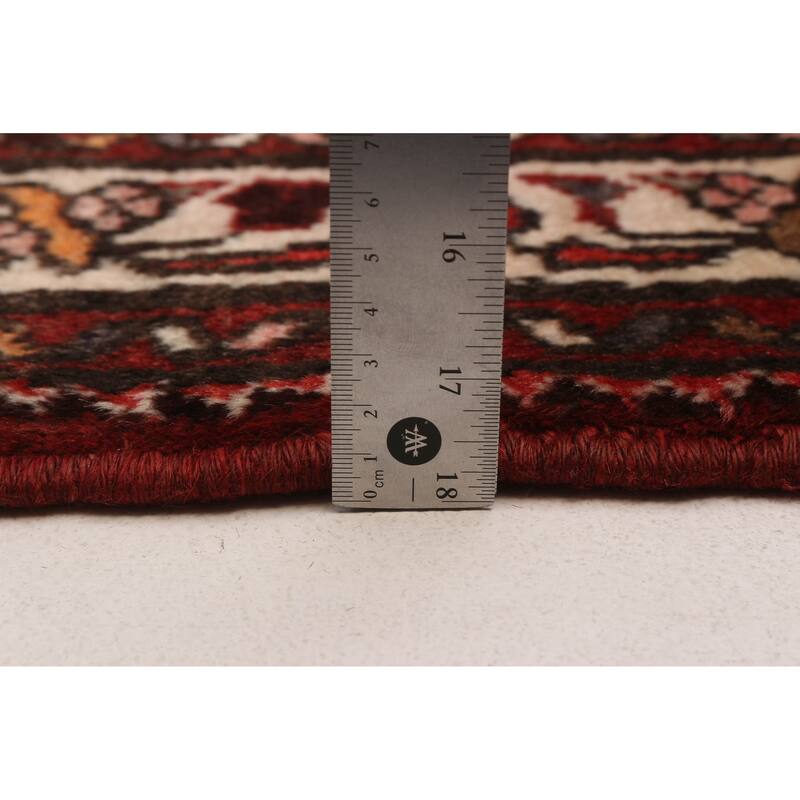 ECARPETGALLERY Hand-knotted Andelz Red Wool Rug - 2'11 x 10'11