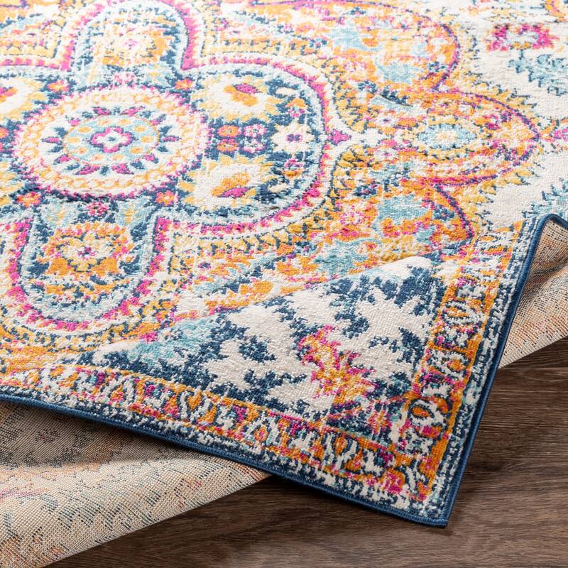 Livabliss Anu Vibrant Boho Medallion Area Rug