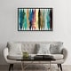 preview thumbnail 11 of 13, iCanvas "Waves Of Color" by Randy Hibberd Framed