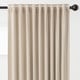 preview thumbnail 19 of 31, Chanasya Velvet Partial Blackout Room Darkening Window Curtain Panel Pair (Set of 2) W52 x H108 Inches - Beige